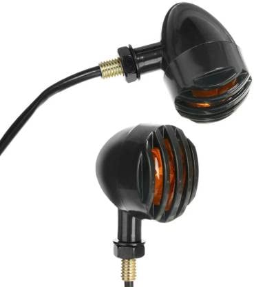SELVIKE Turn Signals Light Blinker Indicator Harley Style Universal for All Bike Models - Amber - Image 5