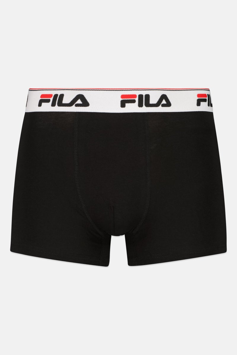 FILA Men 3 Pieces Brand Logo Low Rise Trunks, Multicolor - Image 4