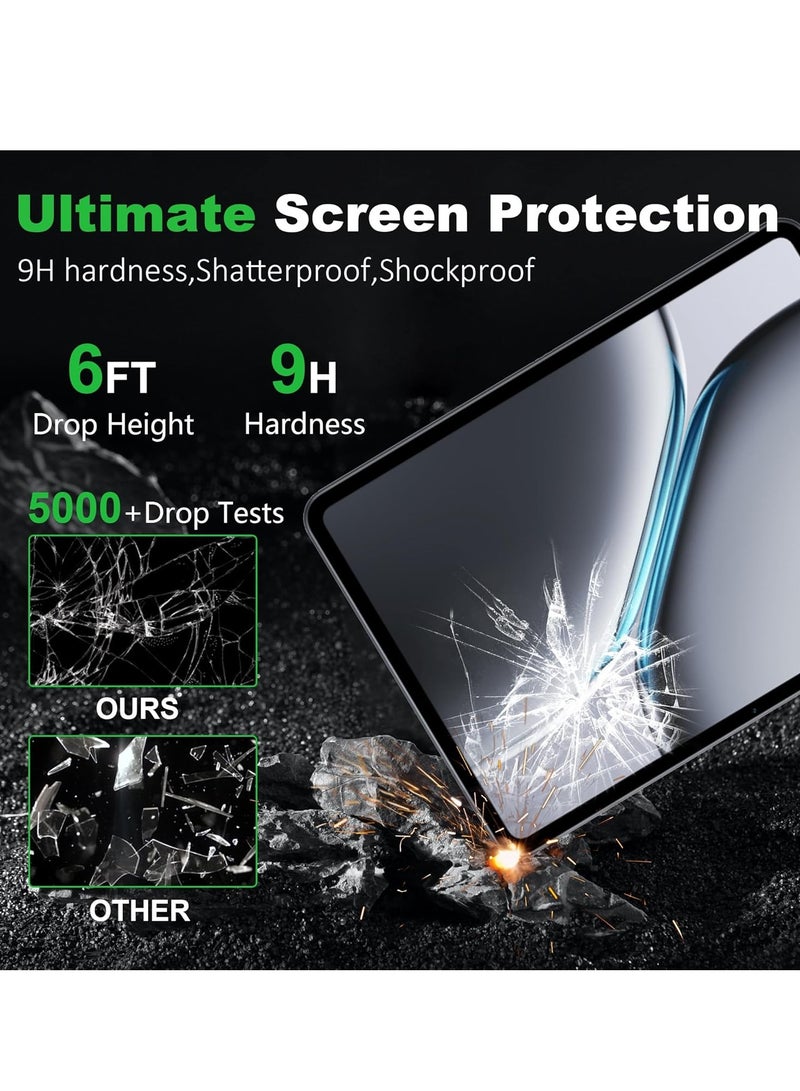 [2 Pack ] Screen Protector Designed for OnePlus Pad 2 12.1 inch, 9H Hardness, Case Friendly, Anti-Fingerprint, Anti-Scratch, Tempered Glass Compatible with Oneplus pad 2 12.1" - Image 3