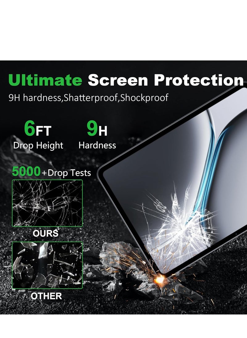[2 Pack ] Screen Protector Designed for OnePlus Pad 2 12.1 inch, 9H Hardness, Case Friendly, Anti-Fingerprint, Anti-Scratch, Tempered Glass Compatible with Oneplus pad 2 12.1" - Image 5