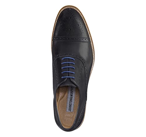 Johnston & Murphy Men's Conard Cap Toe Oxford,Black,13 M US - Image 3
