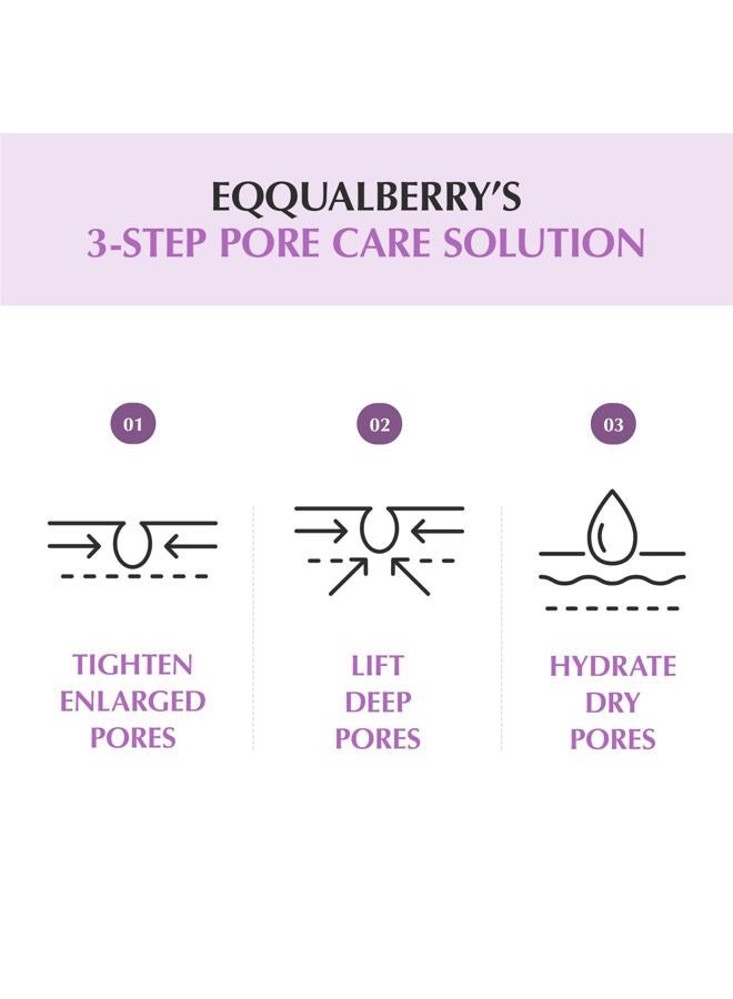 eqqualberry Purple PDRN Pore Minimizing Serum – Vegan Collagen & Peptides for Pore Refining & Skin Elasticity | Niacinamide & CICA Exosome for Calming | Korean Glass Skin, 1.01 FL OZ - Image 3