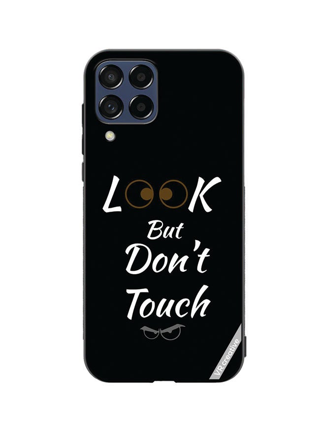 VR CREATIVE Protective Case Cover For Samsung Galaxy M33 Look But Dont Touch Design Multicolour - Image 1