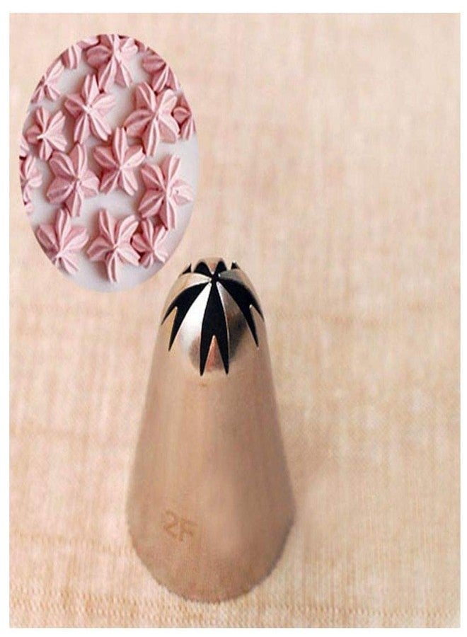 NF 2F Nozzle DIY Cream Rose Flower Piping Nozzles /Stainless Steel Cupcake Pastry Tips Nozzle for Cake Decoration (2F) - Image 4