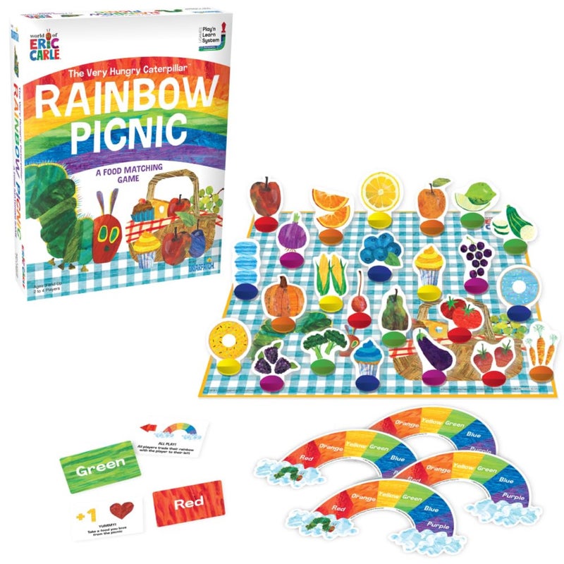 Briarpatch | The Very Hungry Caterpillar Rainbow Picnic Game  Ages 3+ - Image 1