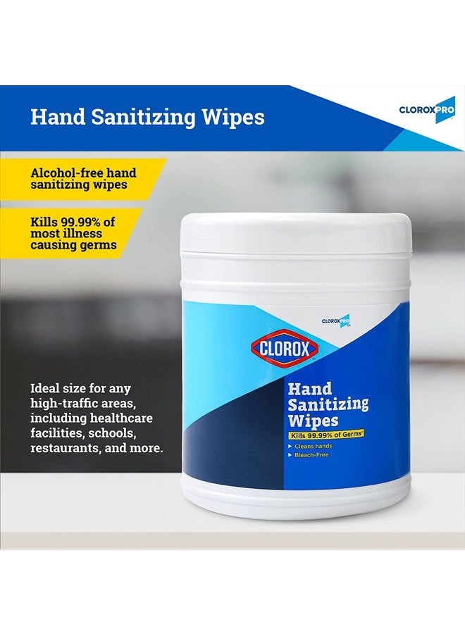 Clorox مناديل يد احترافية في علبة قابلة لإعادة الإغلاق، 270 عد | مناديل كلوركس خالية من الكحول مع BZK | مناديل يد كلوركس، مناديل يد للسفر، مناديل يد خالية من الكحول، مناديل لليدين - Image 2