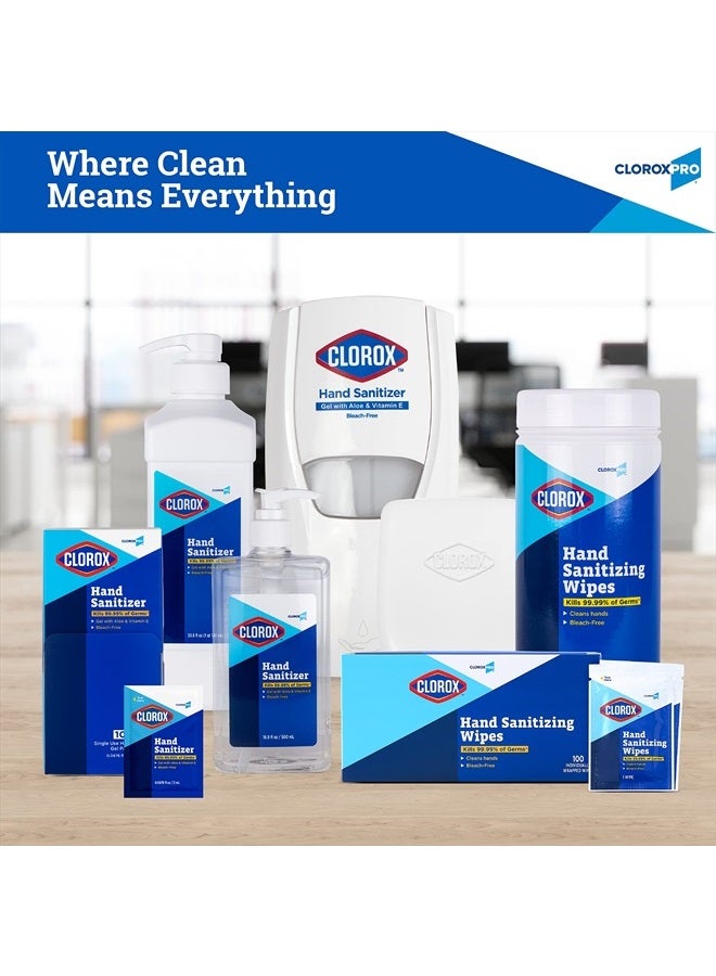 Clorox مناديل يد احترافية في علبة قابلة لإعادة الإغلاق، 270 عد | مناديل كلوركس خالية من الكحول مع BZK | مناديل يد كلوركس، مناديل يد للسفر، مناديل يد خالية من الكحول، مناديل لليدين - Image 5