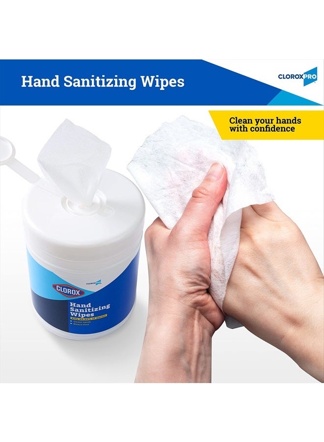 Clorox مناديل يد احترافية في علبة قابلة لإعادة الإغلاق، 270 عد | مناديل كلوركس خالية من الكحول مع BZK | مناديل يد كلوركس، مناديل يد للسفر، مناديل يد خالية من الكحول، مناديل لليدين - Image 3