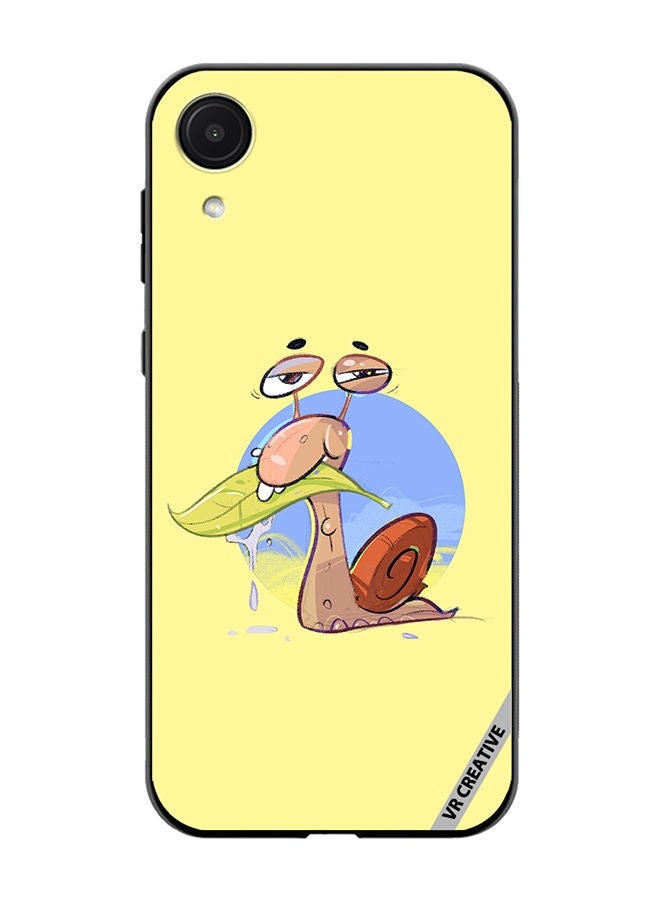 VR CREATIVE Protective Case Cover For Samsung Galaxy A03 Core Chill Snail Design Multicolour - Image 1