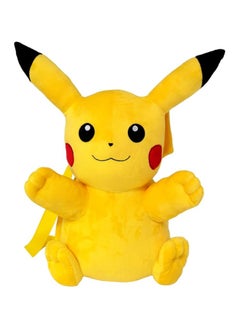 Pokemon 35cm Pikachu Plush Backpack, Black  - Image 1
