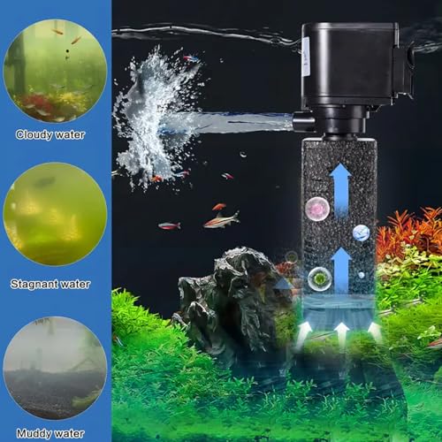 SOBO Amory Aquarium Internal Filter WP-1200 F Corner (Mechanical Filtration for Salt Water and Fresh) - Image 3
