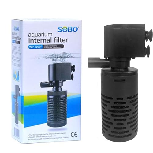 SOBO Amory Aquarium Internal Filter WP-1200 F Corner (Mechanical Filtration for Salt Water and Fresh) - Image 5