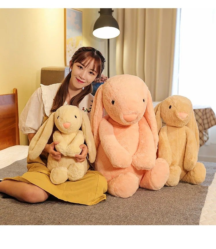 Y&D IZE 30CM Cute Soft Stuffed Animal Rabbit Plushie – Long Ear Easter Bunny Plush Toy for Kids, Huggable Peluches Rabbit Gift - Image 3
