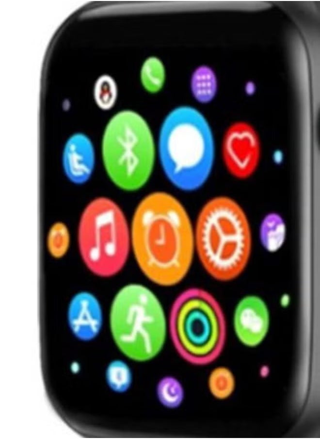 T500 - Bluetooth Full Touch Call Smartwatch With Replaceable Strap Black - Image 1