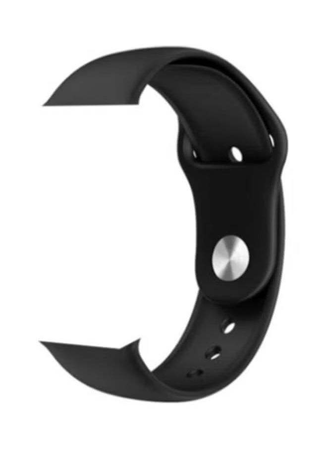 T500 - Bluetooth Full Touch Call Smartwatch With Replaceable Strap Black - Image 1