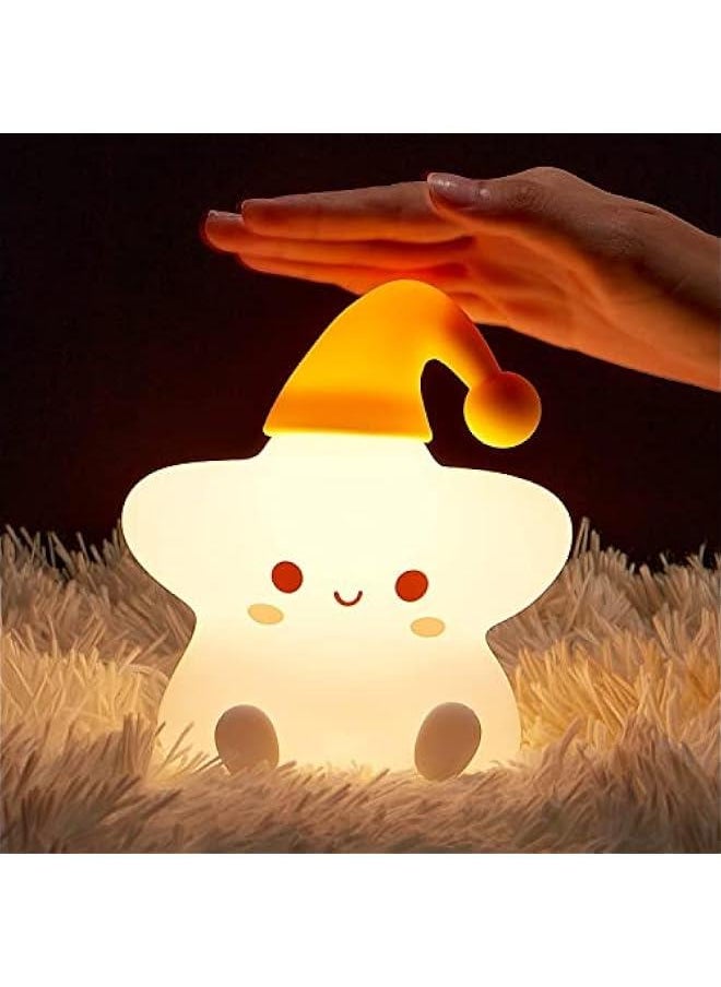 Gonice Kawaii Star Baby Colorful Silicone Cute Lamp Night Light  - Image 1