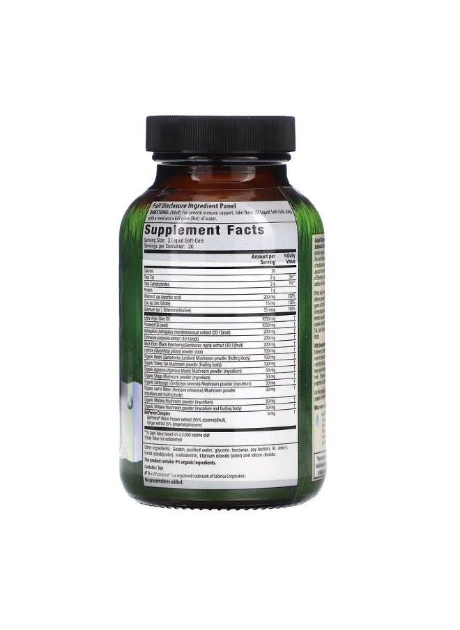 Irwin Naturals Global Wellness ImmunoShield with Sambucus Elderberry 60 Liquid SoftGels  - Image 2