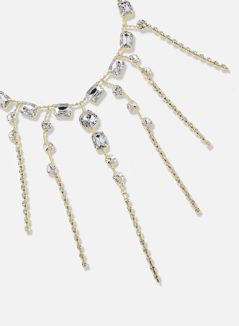 سوهي قلادة مصممة للحفلات مطلية بالذهب