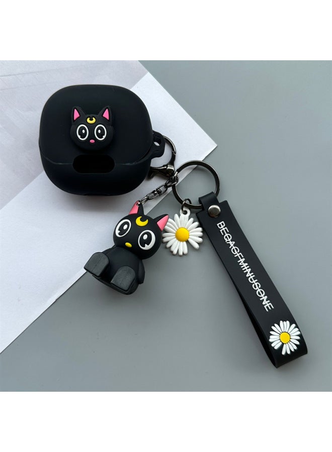 Suitable For Sound Wide Anker Soundcore Liberty4NC Wireless Bluetooth Headset Protective Case Cartoon Soft Case-Color:17+ Pendants-Model:Soundcore Liberty 4 Pro  - Image 1