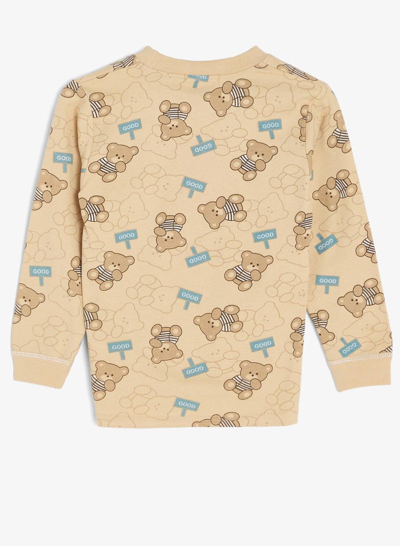 Pinata Cute Bear Print Long Sleeve Pyjamas - Image 4