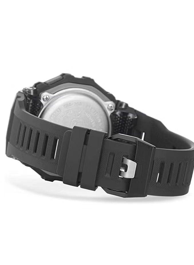 G-SHOCK ساعة يد رقمية للرجال بقرص أسود وحزام من الراتنج GBD-200-1DR - Image 3