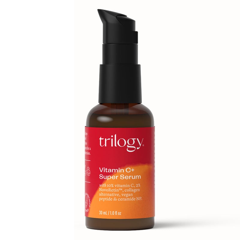 Trilogy Vitamin C+ Super Serum, Brightening & Anti-Aging Formula, 1.0 fl oz
