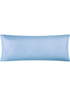 SIGNOOLA Signoola Basics Lightweight Super Soft Easy Care Microfiber Zipper Pillow cases, Pack of 1 Piece, 50 x 170 cm, Aqua color, Pillows Not Included.  - Image 1