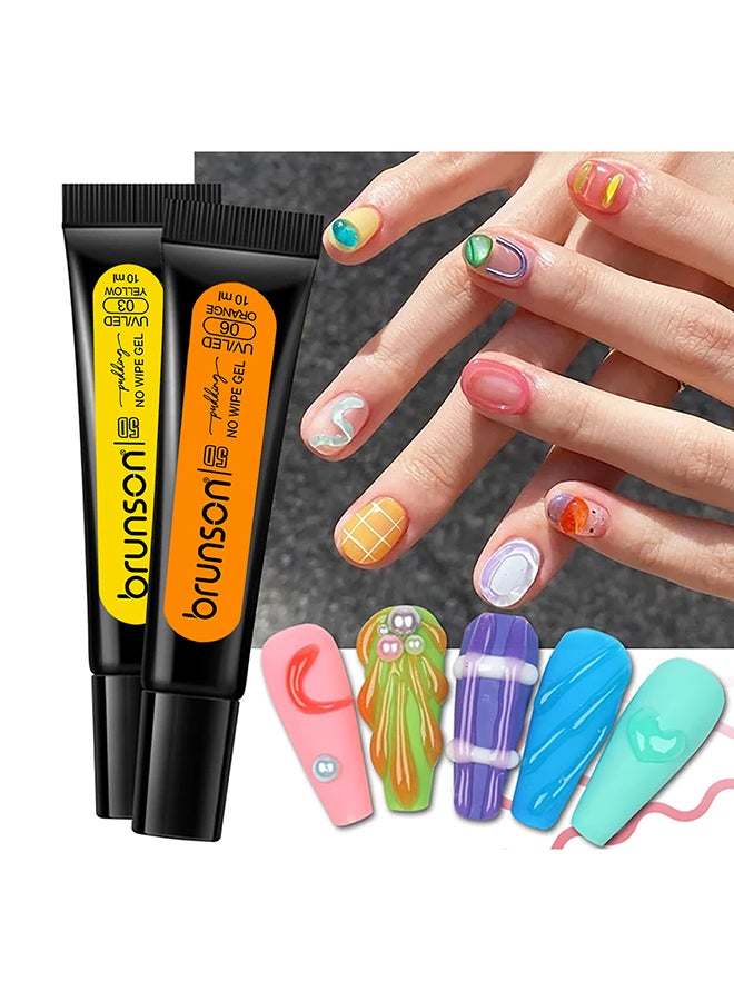 brunson 5D Solid Pudding Gel Nail Polish Candy Varnish Manicure Soak Off 10 ml, B5DG02 - Image 5