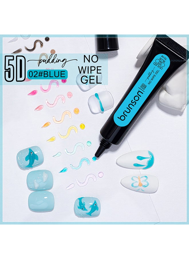 brunson 5D Solid Pudding Gel Nail Polish Candy Varnish Manicure Soak Off 10 ml, B5DG02 - Image 3