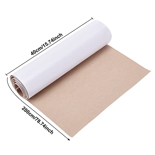 BENECREAT 157x78740cmx2m Khaki SelfAdhesive Felt Fabric Jewelry Box Lining for DIY Costume Making and Furniture Protection 1mm Thick - Image 3