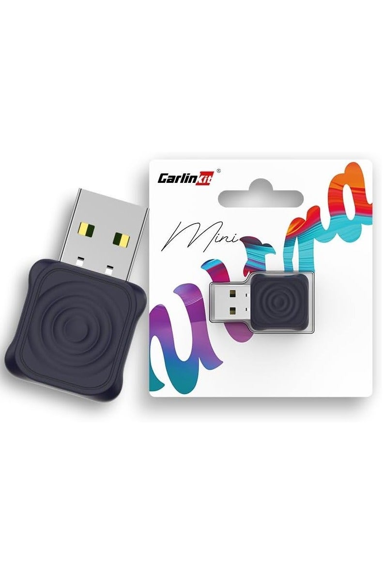 CarlinKit Mini Ultra Wireless CarPlay & Android Auto Adapter – 2-in-1 Plug & Play Wired to Wireless Converter, Stable Connection, Easy to Hide, Works with USB-A/Type-C Port, Retains Original Controls & Audio – Ultra Series - Image 1