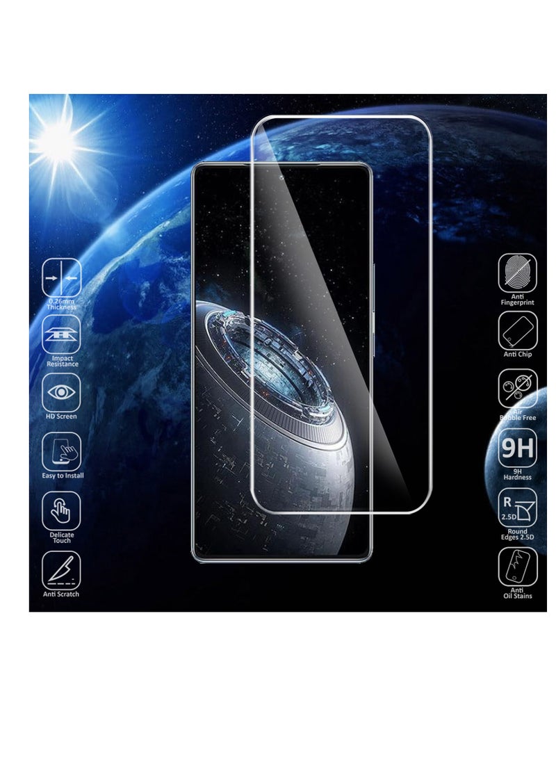 Techie HD Tempered Glass Screen Protector for Infinix GT 20 Pro 5G 2024 - Anti Reflection Anti Bubbles 9H Hardness 0.33 mm Rounded Edges Easy Installation  - Image 2