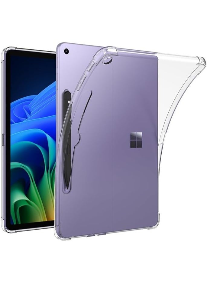 VKL Transparent Case Compatible with Microsoft Surface Pro 12 (2025) 12 Inch Tablet, Four Corner Airbag Anti Drop Seismic Clear Shell, Soft TPU Shockproof Protective Case - Image 1