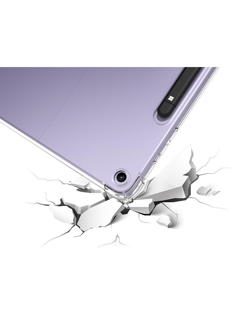 VKL Transparent Case Compatible with Microsoft Surface Pro 12 (2025) 12 Inch Tablet, Four Corner Airbag Anti Drop Seismic Clear Shell, Soft TPU Shockproof Protective Case - Image 5