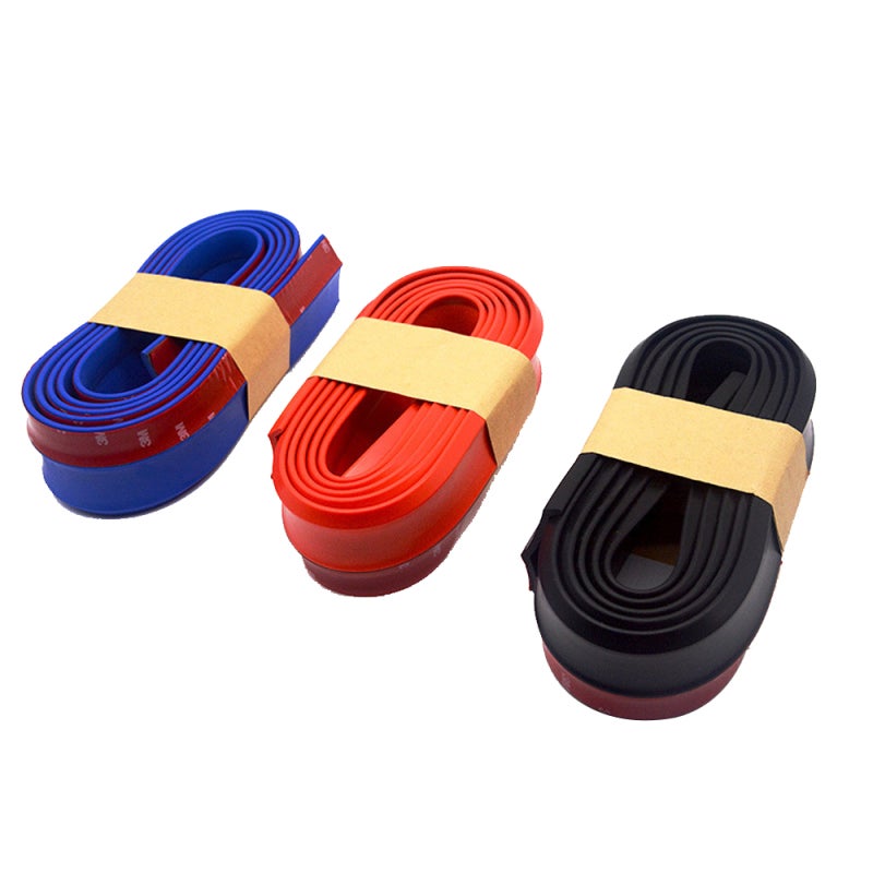 Car Bumper Lip: 1 Pcs Blue TPVC Ultra Light Weight - Flexible Bendable Universal Fitment for Most Car Front Rear Bumper, Side Skirt, Tail Fins - Image 3