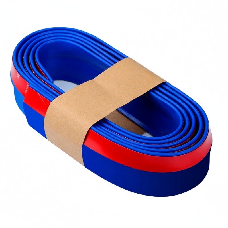 Car Bumper Lip: 1 Pcs Blue TPVC Ultra Light Weight - Flexible Bendable Universal Fitment for Most Car Front Rear Bumper, Side Skirt, Tail Fins - Image 1