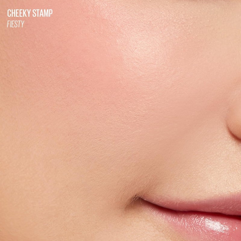 KAJA Cheeky Stamp Blush – Feisty - Heart-Shaped Cushion Blusher with Buildable Color, Lightweight & Blendable Formula, Travel-Friendly K-Beauty Design, 5 g - Image 5