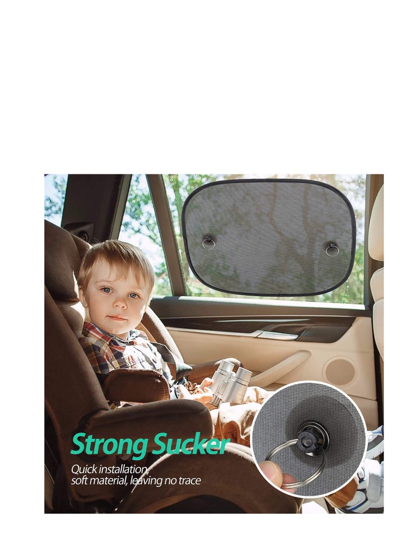 Car Window Shades for Baby, Car Sun Shades for Side and Rear Window, Car Visor Side Window Sun Shade Cover Blocking UV Rays, Best for Baby, Kids and Pets Protection - Image 3