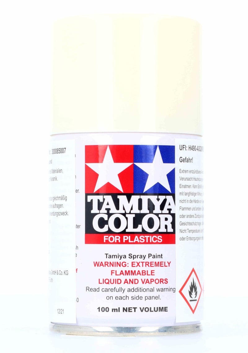 TAMIYA USA TAM85007 Spray Lacquer TS-7 Racing White - Image 1