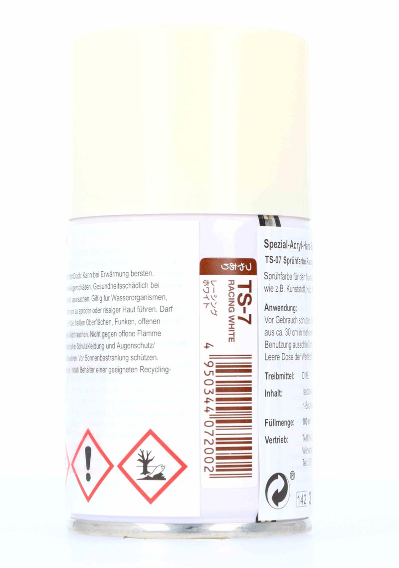 TAMIYA USA TAM85007 Spray Lacquer TS-7 Racing White - Image 3