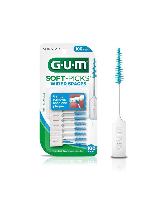 Gum Softpicks Wider Spaces Dental Picks 100 Count - Image 1