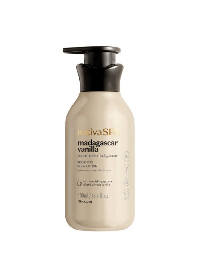 NATIVA SPA O BOTICÁRIO Nativa Spa By O Boticário, Madagascar Vanilla Moisturizing Body Lotion, Fragranced Skin Moisturizer With Purified Quinoa Drops, 13.5 Ounce - Image 1