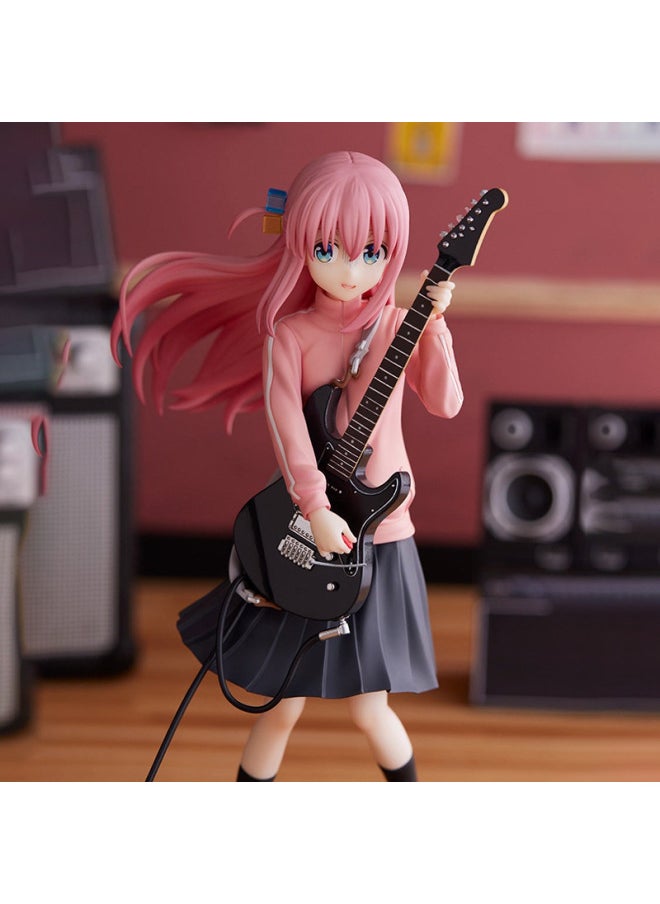 Generic - Lonely Rock Standing Posture Goto Solo Boqi Sauce Goto Animation Cute Guitar Girl Model Desktop Ornaments-Color:Standing Rear Vine Alone (height: 18cm) - Image 1