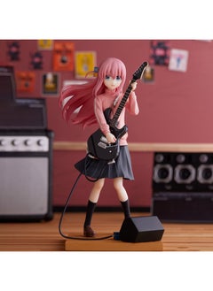Lonely Rock Standing Posture Goto Solo Boqi Sauce Goto Animation Cute Guitar Girl Model Desktop Ornaments-Color:Standing Rear Vine Alone (height: 18cm)