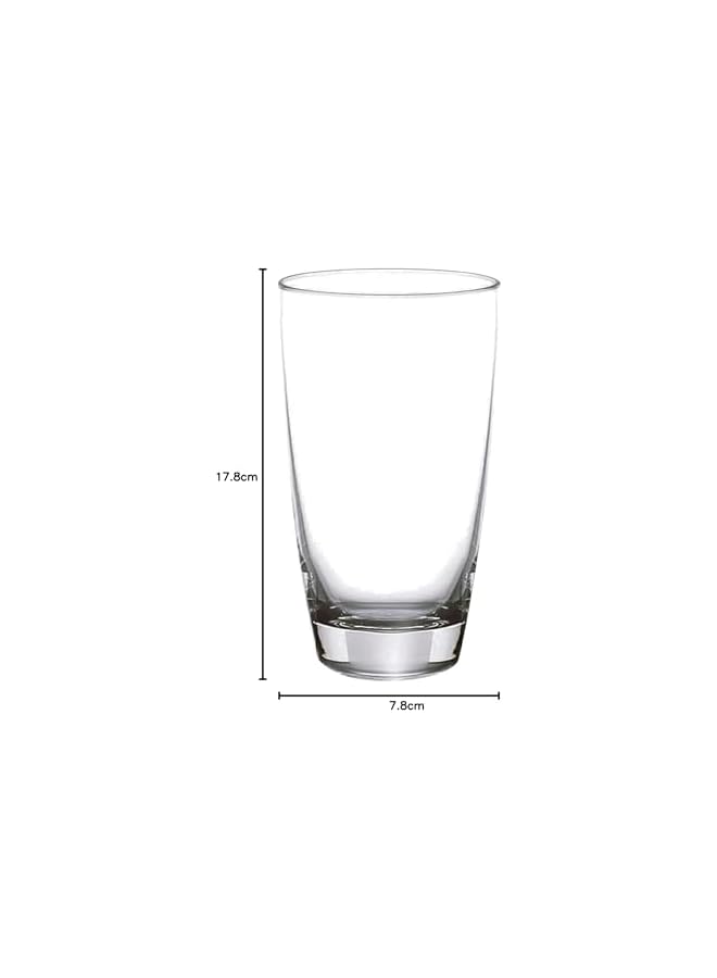 S-TOP Tiara Long Drink Glass, 465Ml, Set Of 6, B12016, Mocktail Glass, Highball Glass, Beverage Glass, Water Glass, Juice Glass - Image 3