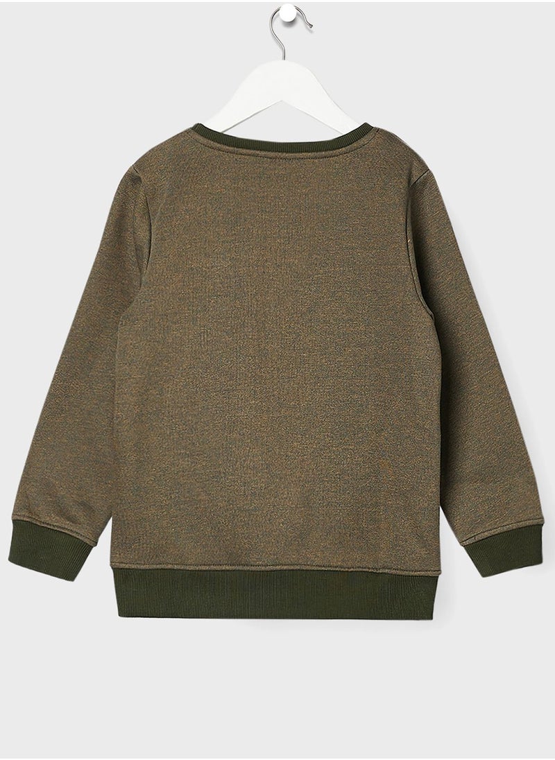 NAME IT - Kids Patch Pocket Sweatshirt - Image 1