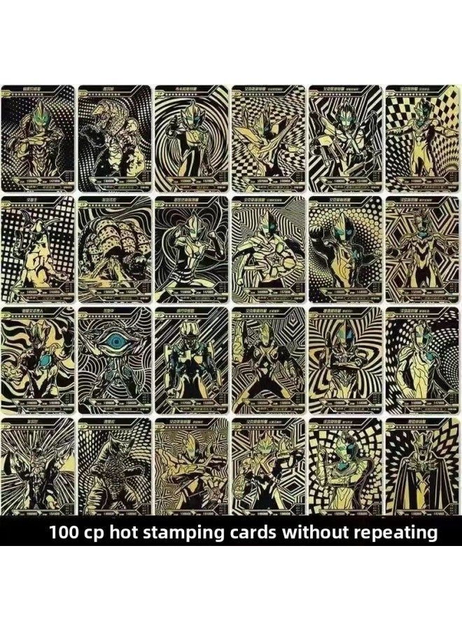 Ultraman Card Rare HD Flash Card Full Star Gold Colorful SP HD 3D Card Collection Book Full Set Of Toys