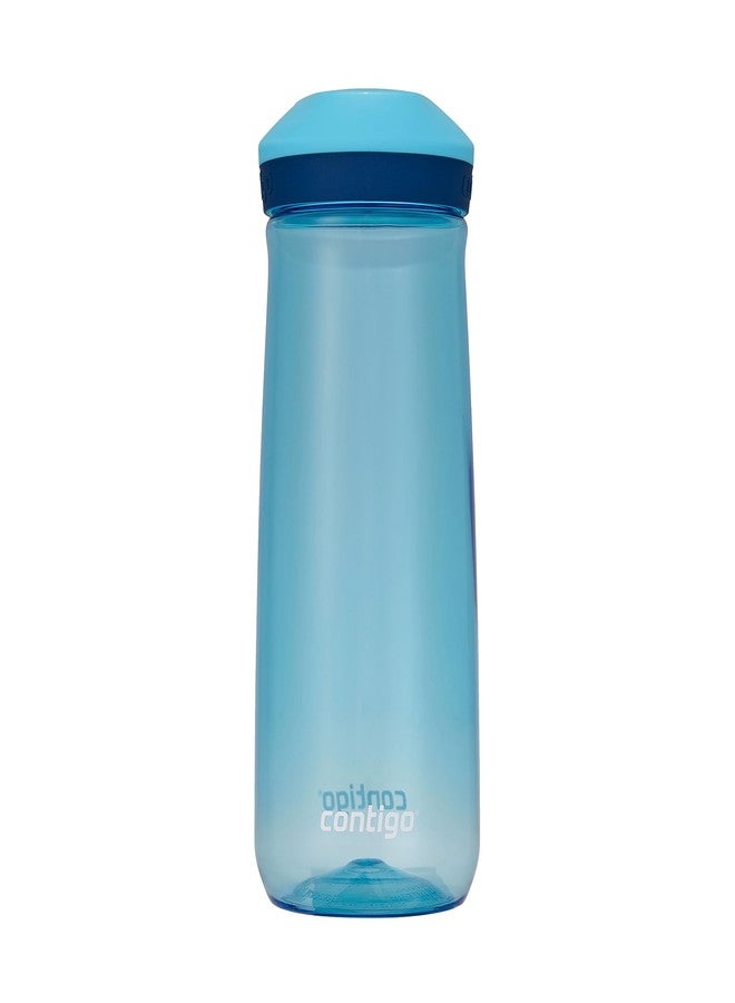 Contigo Kids’ Micah Water Bottle with Leak-Proof Lid, 20oz, Blue Raspberry/Blueberry - Image 1