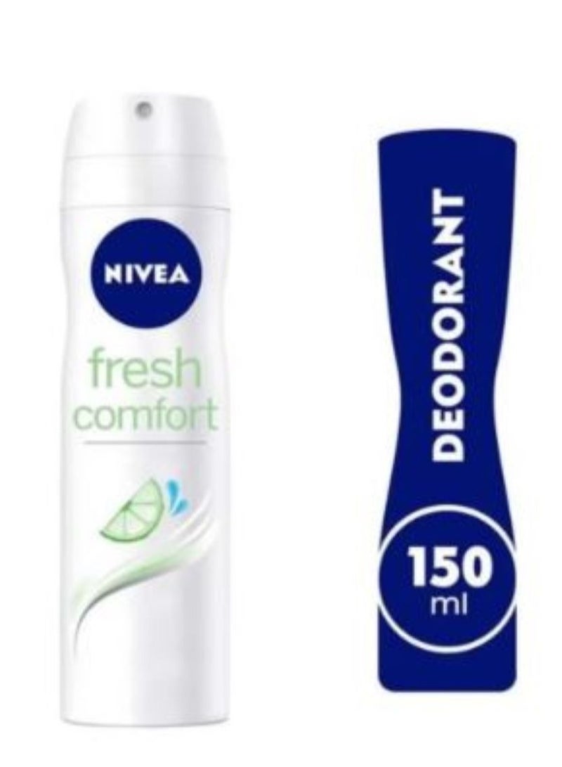 Nivea Deodorant Spray Women Fresh Comfort 150 ml - Image 1
