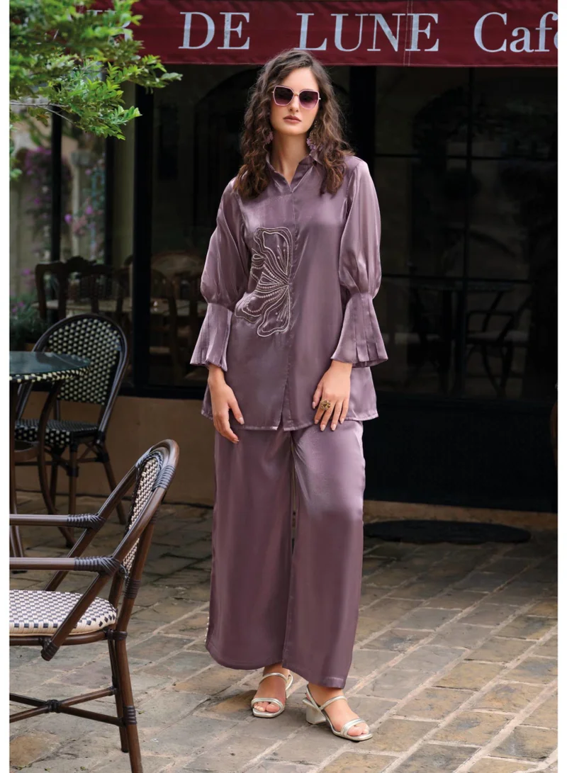 أميا Viscose-silk-co-ord-set